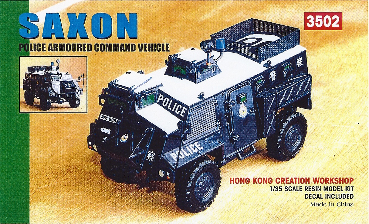 3502 Saxon Police Armoured Command Car (Resin Model Kit)