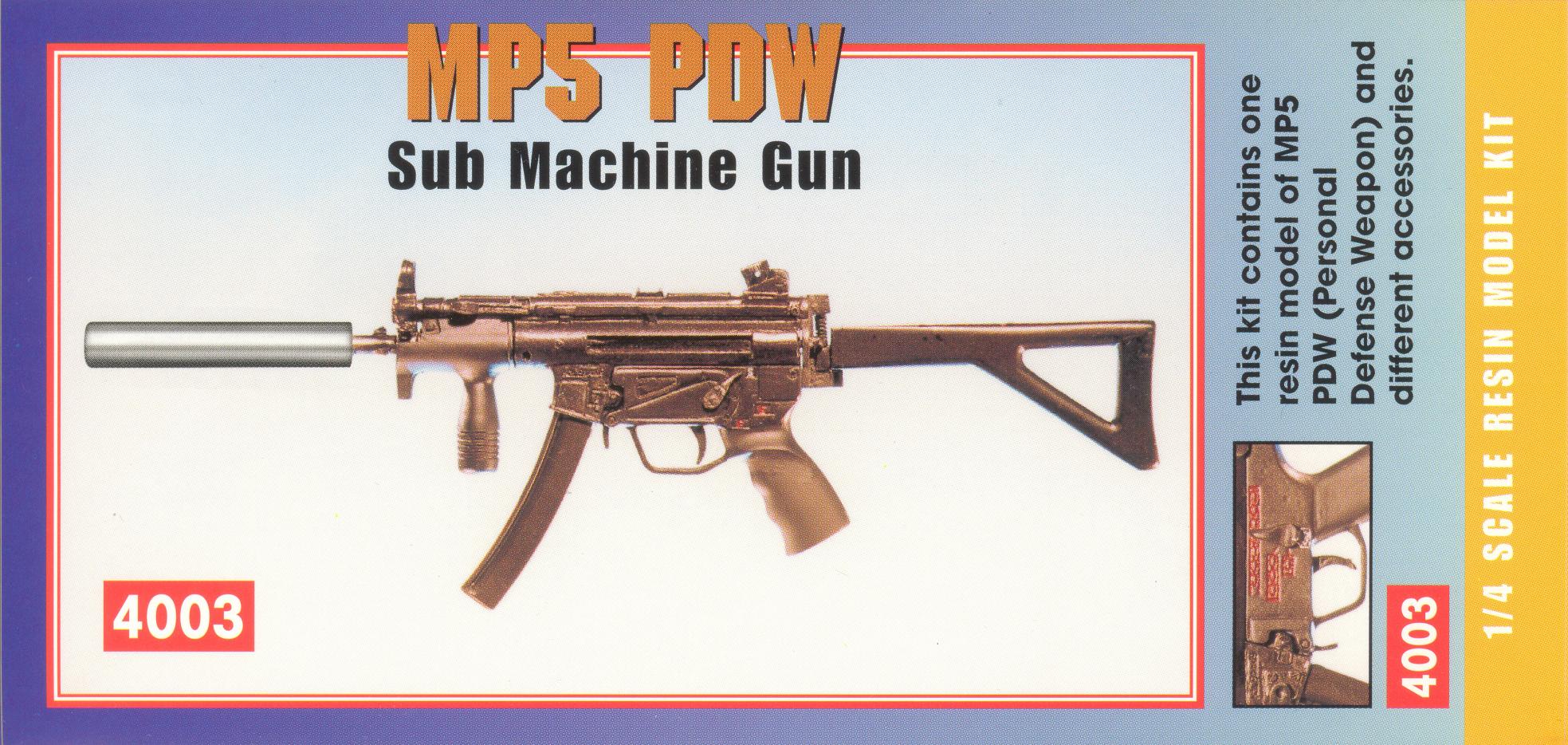 4003 MP5 PDW Sub Machine Gun