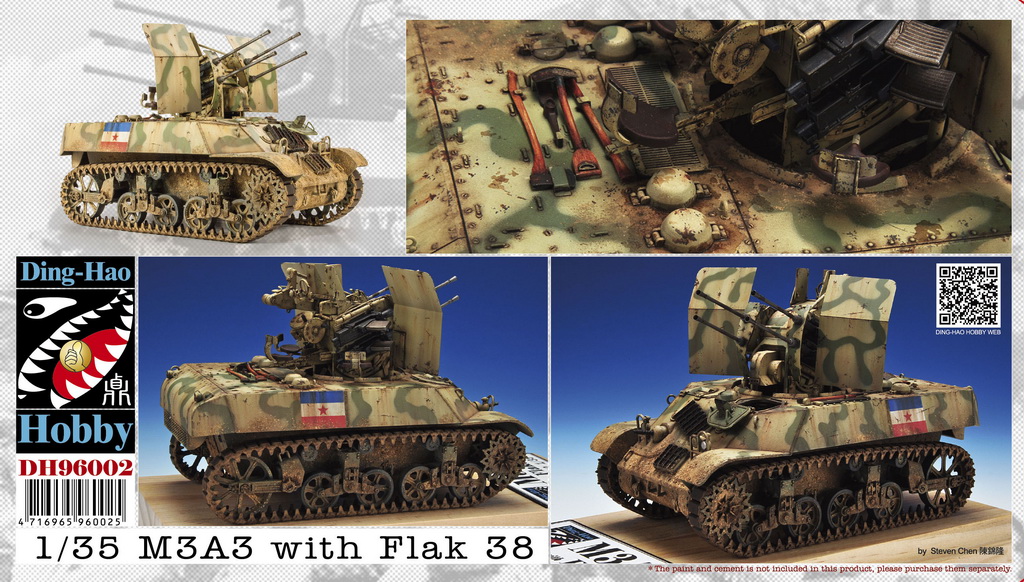 DH96002 M3A3 with Flak 38