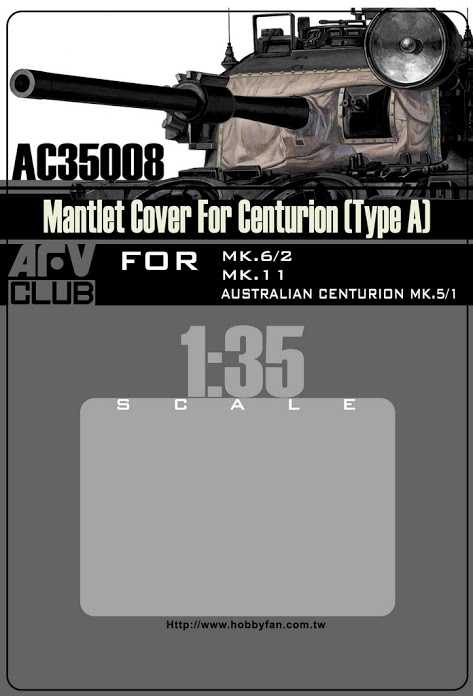 AC35008 Mantlet Cover for Centurion (Type A)