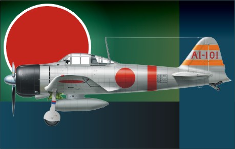 AF72001 Mitsubishi Type O Carrier Fighter Model 21