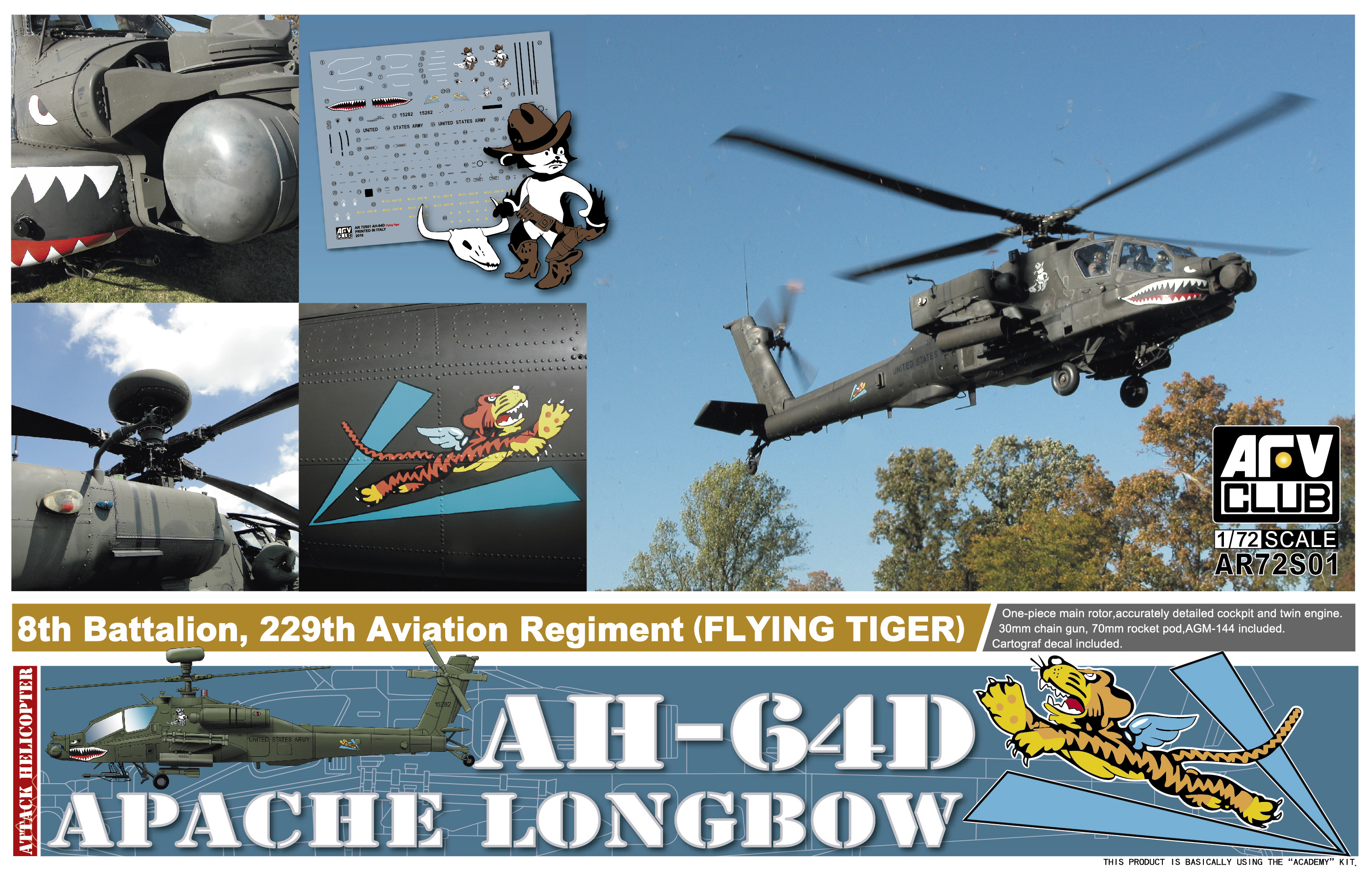 AR72S01 AH-64D Apache Longbow