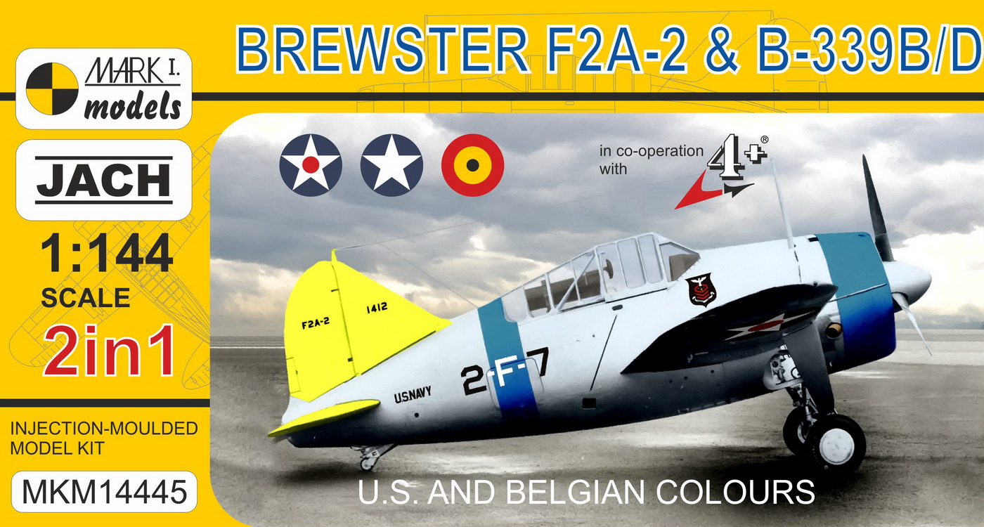 MKM14446 Brewster F2A-2 & Buffalo B-339B/D
