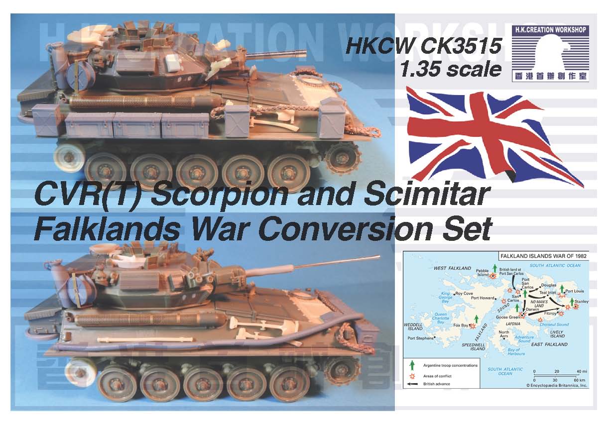 AFV Club AF35S02 British CVR FV101 Scorpion Tank Plastic Model Kit 1/35 T 
