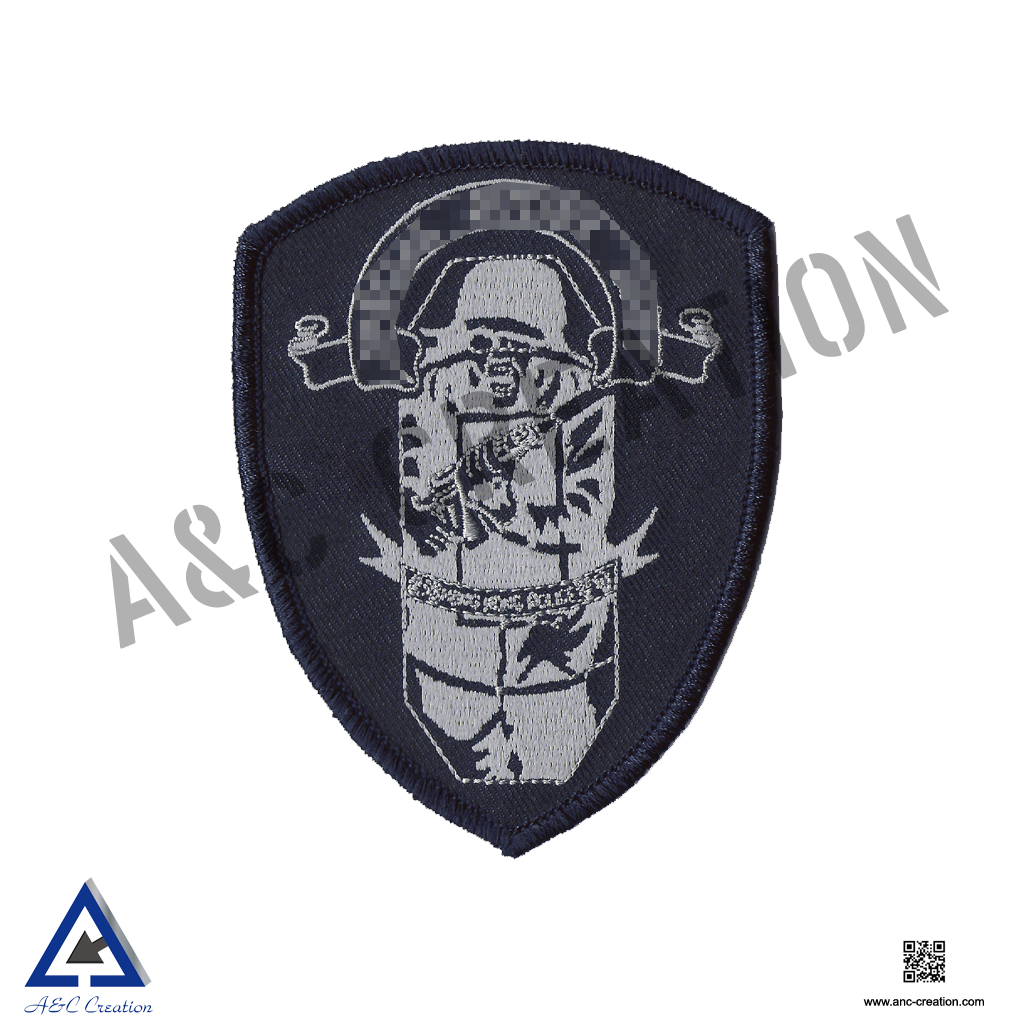 PL011Bv 標靶 刺繡 臂章 (藍色)