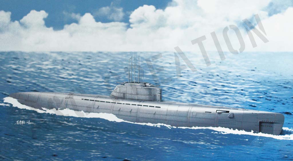 SE73501 German U-Boat Type XXI