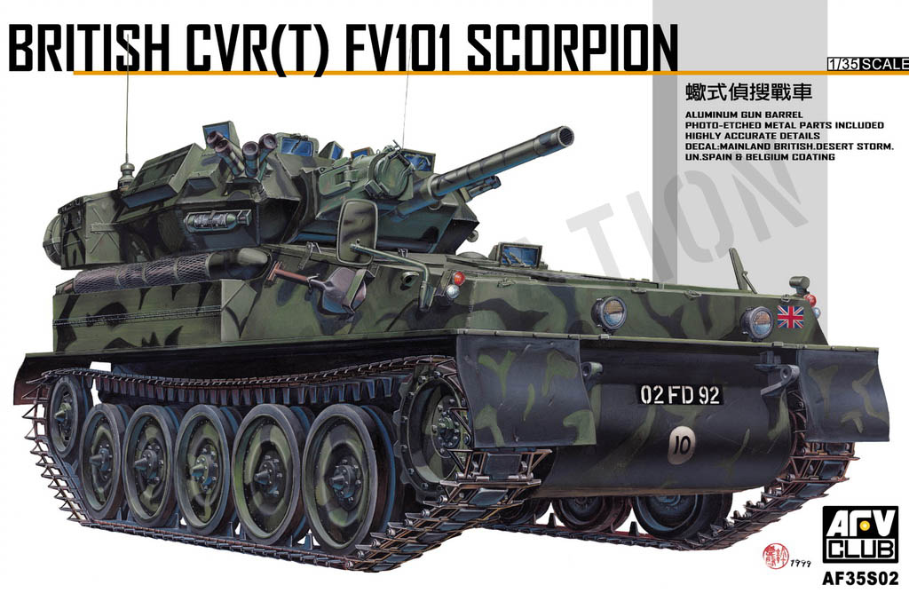 AF35S02 British CVR(T) FV101 Scorpion 