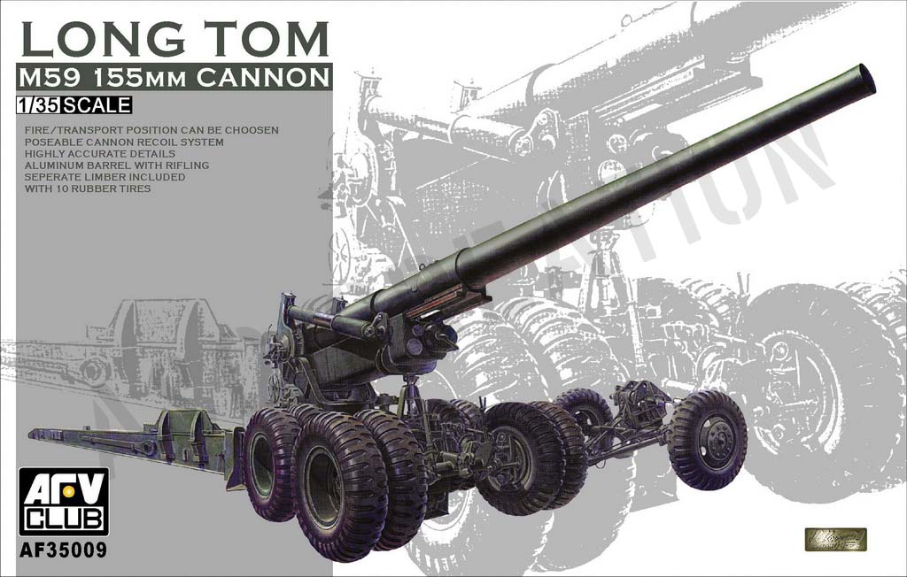 AF35009 M59 155mm Cannon (Long Tom)