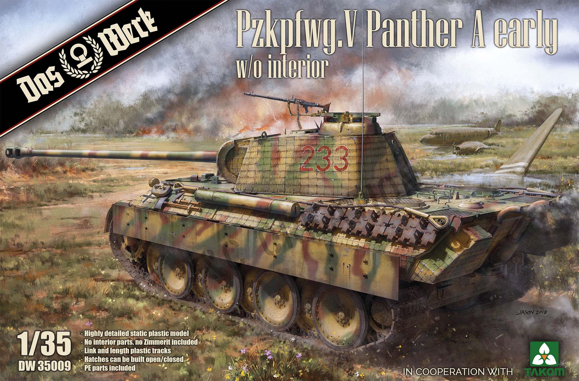 DW35009 Pzkpfwg.V Panther A early (w/o interior)