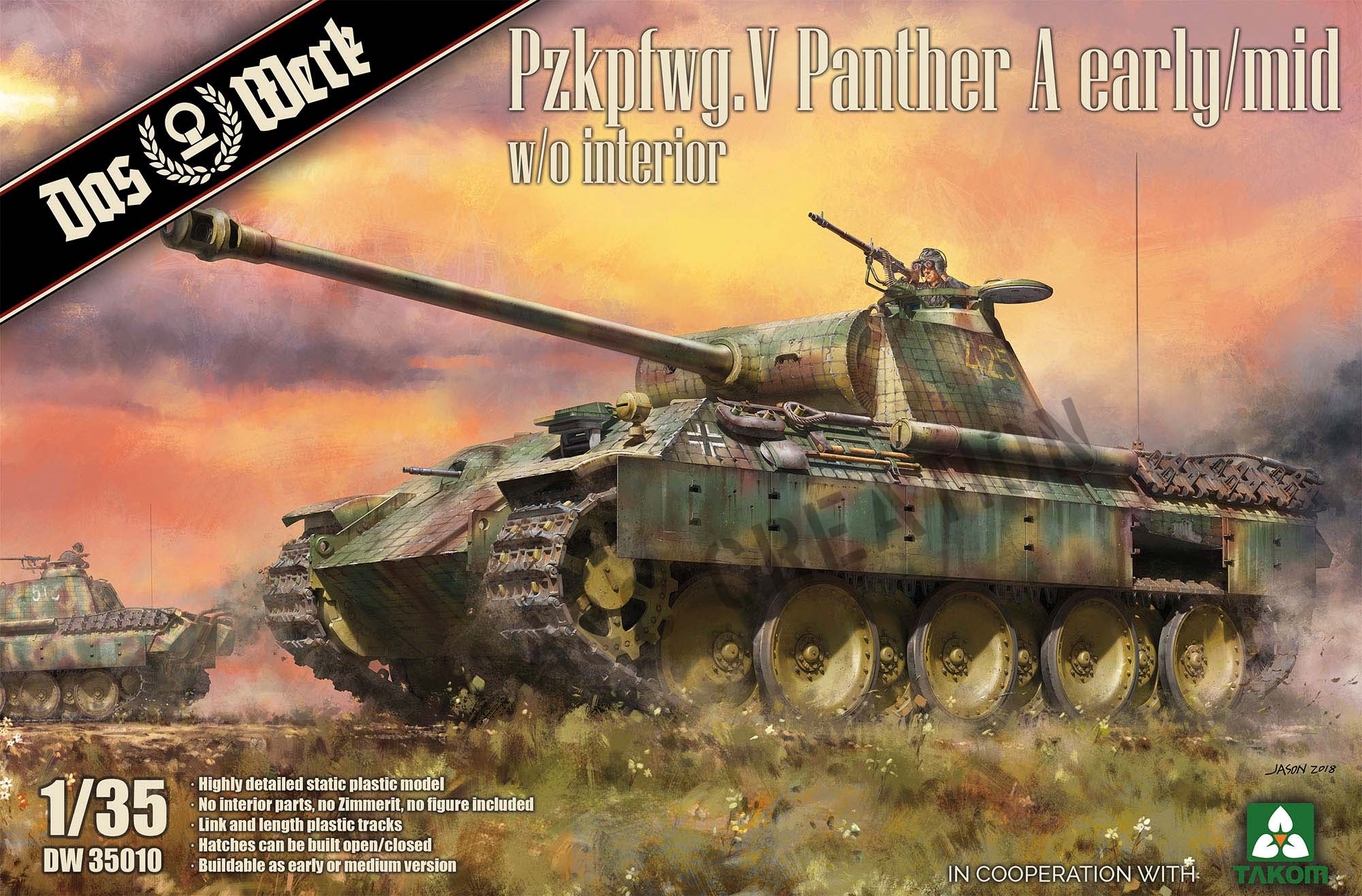 DW35010 Pzkpfwg.V Panther A early/mid (w/o interior)