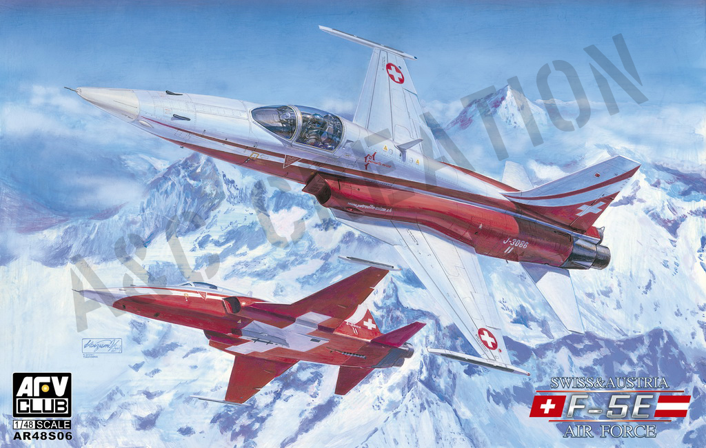 AR48S06 F-5E瑞士巡邏兵特技小組及奧地利塗裝  